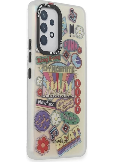 Newface Samsung Galaxy A53 5g Kılıf Estoril Desenli Kapak - Estoril - 14 Şeffaf