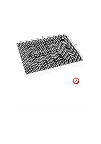 Eco Modül Kaşıklık Damalı 66x49 Royaleks-acero-20126 Çok Renkli