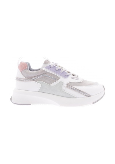 Dgn 68125-22y Kadın Bağcıklı Sneakers Ayakkabı Beyaz Multi Yeşil