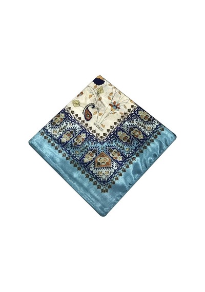 Yenisinial Nurşah Polyester Eşarp Desen 1 Mavi