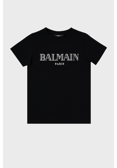 Balmain Çocuk T Shirt 6m8721 Mx030 930 Siyah