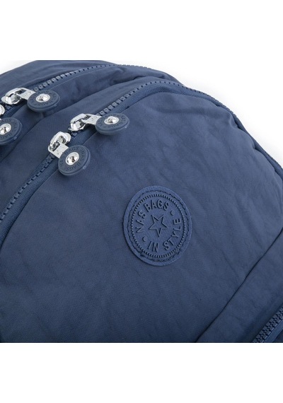 Nas Bag Kadın Sırt Çantası Zararlı Kimyasal İçermez Waterproof Lacivert