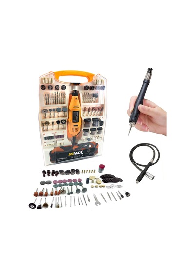 Stilmax 350Parça 450 Watt 6 Kademe Devir Ayarlı Hobi Gravür Set