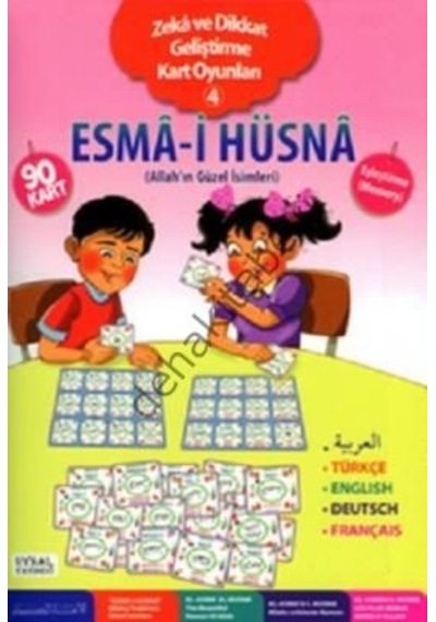 Zekâ Ve Dikkat Geliştirme Kart Oyunları -4 Esmai Husna