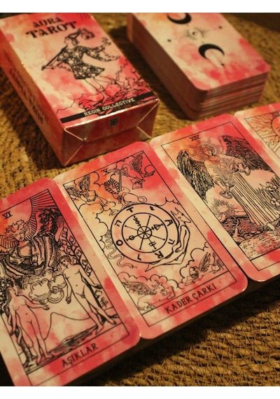 Aura Tarot Destesi 78 Kart - Arındırma Kesesi Hediyeli