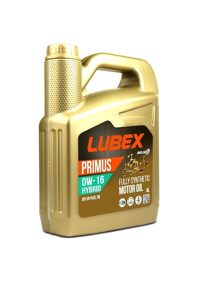 Lubex Primus Hybrid 0W-16 Tam Sentetik Motor Yağı 4 L