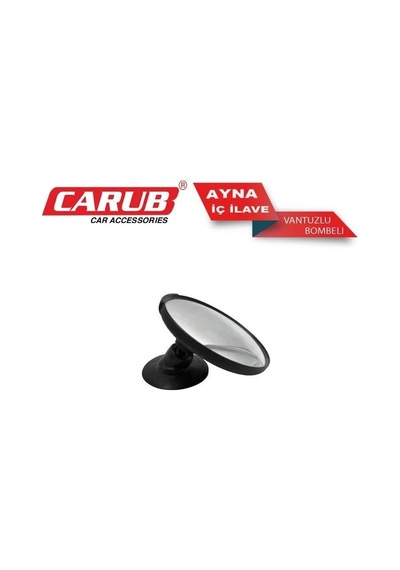 Vakumlu Araç İçi Bombeli Ayna 9 Cm Vantuzlu, Kolay Monta