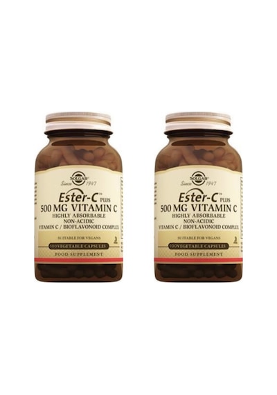 Solgar Ester-C Plus 500 MG 100 Kapsül 2'Li
