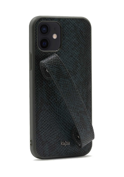 Kajsa Apple Uyumlu iPhone 12 Pro Kılıf Kajsa Glamorous Serisi Snake Handstrap Kapak ZORE-216674