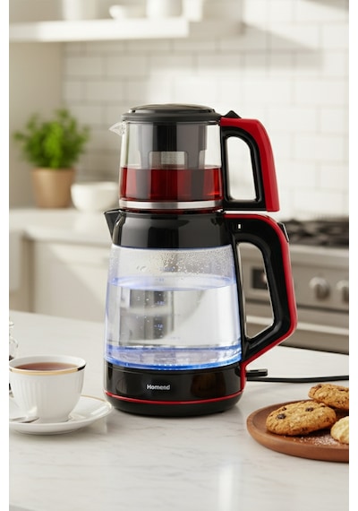 Homend Infinity XL 1764H Cam Çay Makinesi