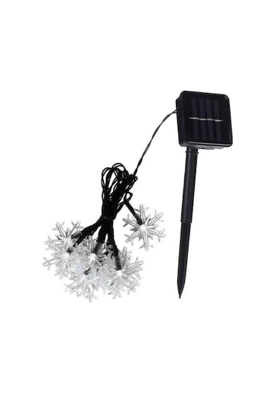 Solar 30led Ampül 4mt 8 Mod Güneş Enerjili Dış Bahçe Aydınlatma D Çok Renkli