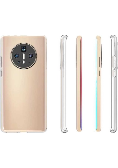 Huawei Mate 40 Pro Kilif Seffaf Silikon Hibrit Case 390885586