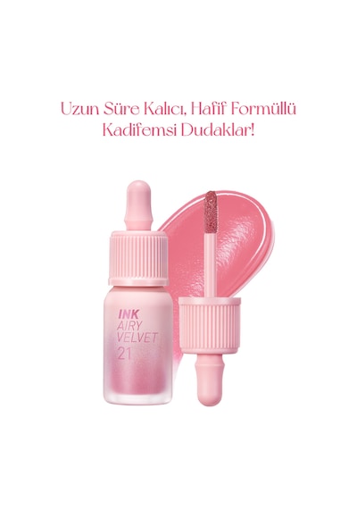 Peripera Ink Airy Velvet Ruj 21 Fluffy Peach
