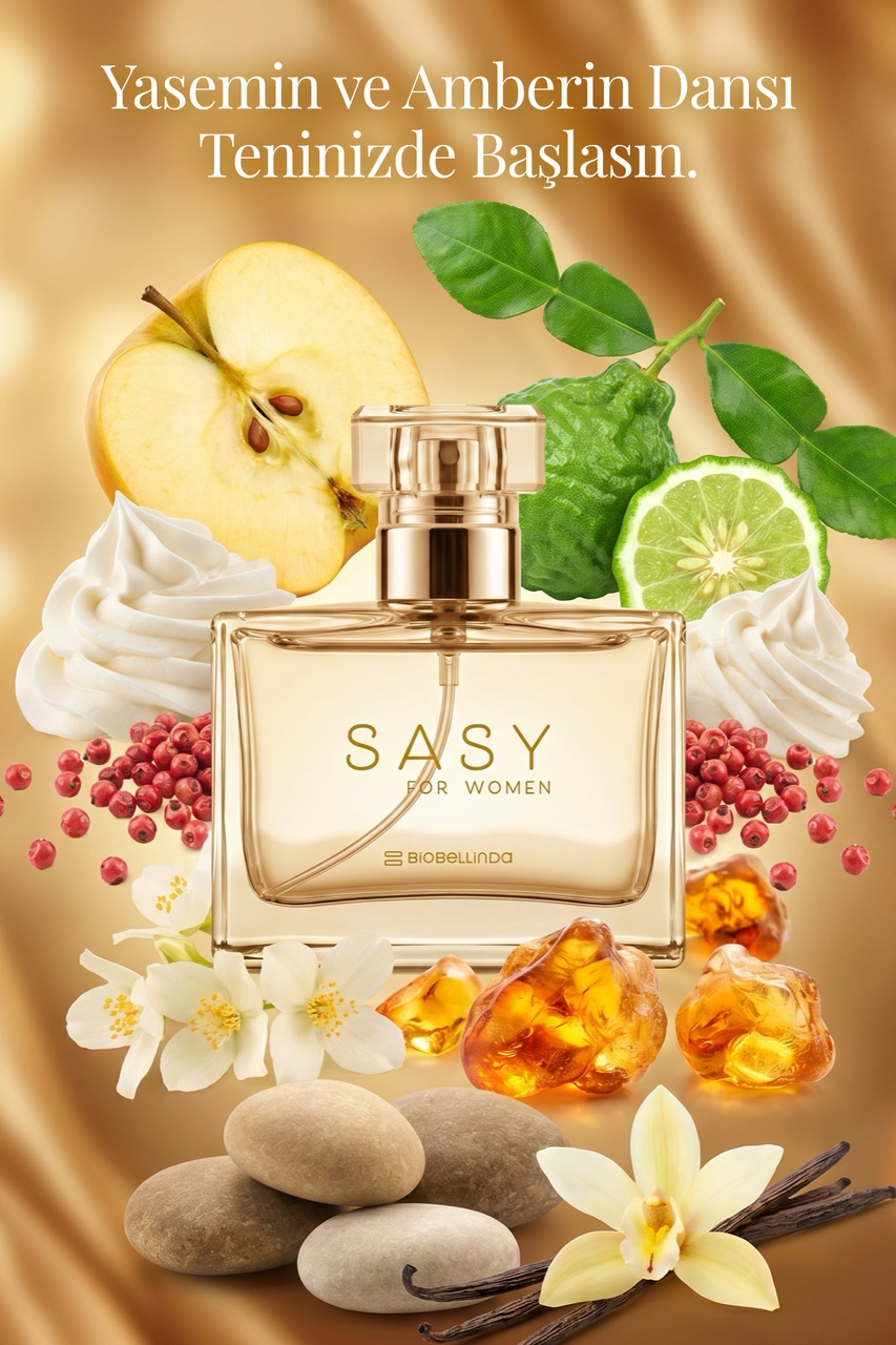 Sasy Eau De Parfume For Women 50 Ml Aromatik