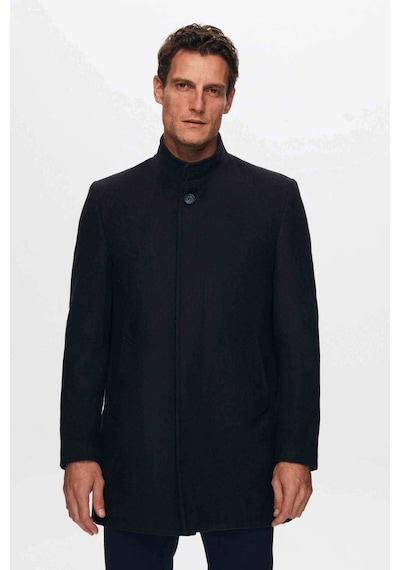 D's Damat Ds Damat Regular Fit Lacivert Hakim Yaka Kaşe Kaban 5HF08ORT10002 Lacivert D's Damat Ds Damat Regular Fit Lacivert Hakim Yaka Kaşe Kaban 5HF08ORT10002 Lacivert