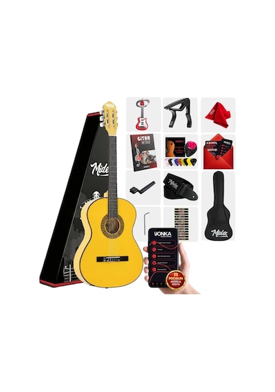 Midex Cg-36ylw Kaliteli 36 İnç 3/4 Junior Çocuk Gitarı 8-12 Yaş Arası 1 Adet