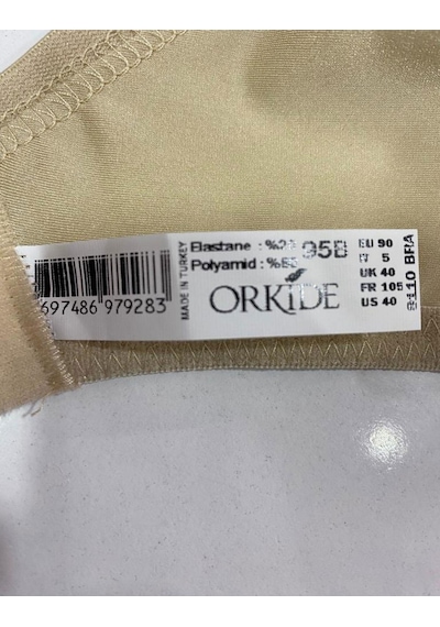 Orkide Kadın Dolgusuz Straples Sütyen 2550 - 2 Adet 001