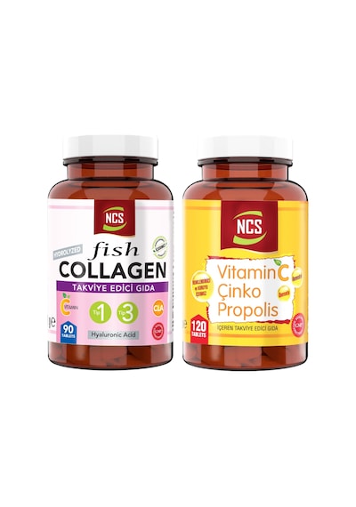 Ncs Collagen Tip 1 Tip 3 Balık Kolajeni Cla 90 Tablet Vitamin C Ç