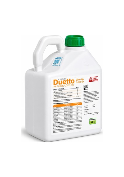 Laris Duetto Zinc-up 5-20-0+zn Gübre 5 Litre 5 L
