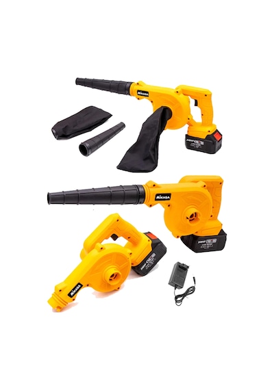Mikasa Tools 248vf Hız Ayarlı Çift Akülü Şarjlı Hava Üfleyici Toz Toplayıcı Ve Yaprak Üfleme Makinesi