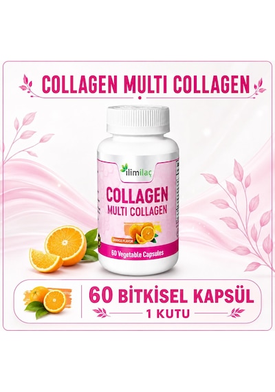 İlim Collagen Multi Collagen Takviye Edici Gıda 4 x 60 Bitkisel Kapsül
