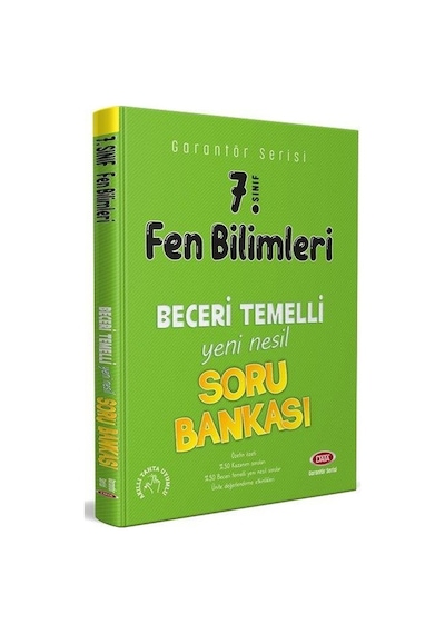 7.Sınıf Fen Bilimleri Soru Bankası Garantör Serisi - Data Yayınla