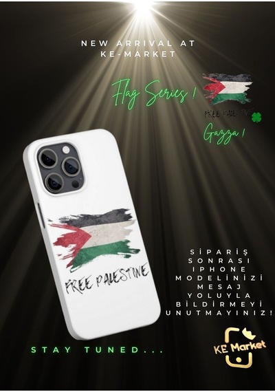 Apple Uyumlu iPhone Flag Series Gazze Tüm Modellere Kılıf 678x111213141516 Plus