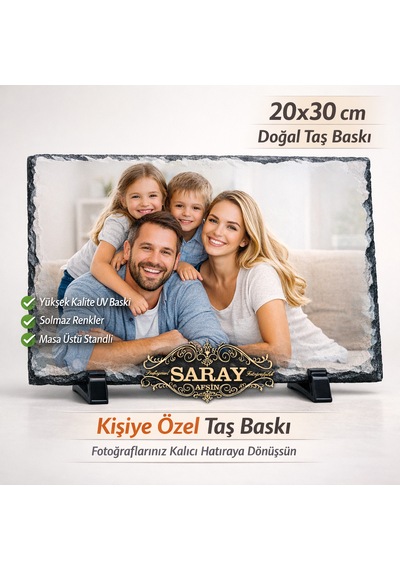 20x30 Cm Fotoğraf Taş Baskı