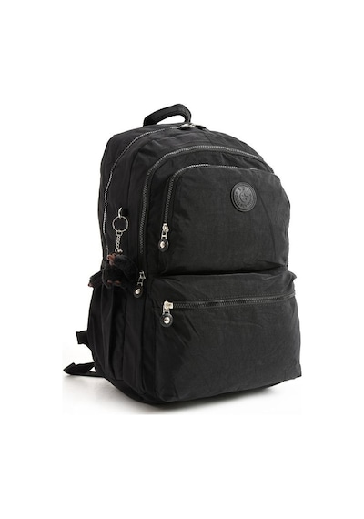 Baginn Unisex Kadın Sırt Çantası Gümlük Kullanıma Uygun Büyük Boy Seyahat Çantası 43 30 Cm Okul Çantası Siyah