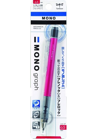 Tombow Mono Graph 0.5 mm Versatil Kalem Pembe / 132F