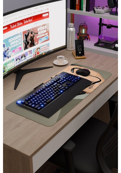 La Casa De Papel-profesör V2 70x30 Xl Gaming Kauçuk Kaymaz Taban Mouse Pad Fare Altlığı