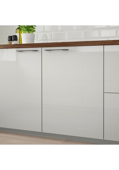 Ikea Rınghult Kapak, Parlak Cila Açık Gri, 30x80 Cm
