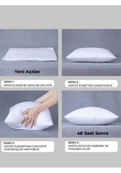 Premium Silikon Yastık - 800 Gram Beyaz
