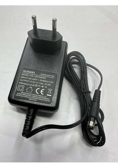 12 volt Ekran   adaptör 12 volt 1.5 amper 5.5 mm 2.5 mm adaptör