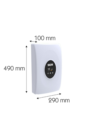 Sem Tulpar Sw-1212 D 12 Kw Monofaze Şofben ,merkezi Sistem Ve G