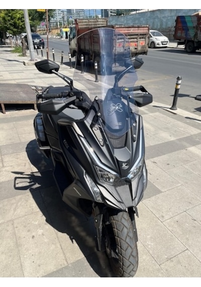 Zeus Motor 23 26 Kymco Dtx 250 Ön Cam Açık Füme 56cm Dtx250