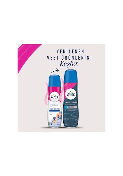 Veet Professional Hassas Ciltler Tüy Dökücü Krem 150 Ml X 2 Avantaj Paketi