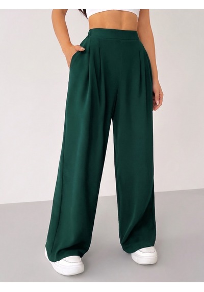 Genius Store Kadın Pantolon Scuba Krep Kumaş Beli Lastikli Cepli Pileli Geniş Paça Palazzo Pantolon Scuba-crep Yeşil Genius Store Kadın Pantolon Scuba Krep Kumaş Beli Lastikli Cepli Pileli Geniş Paça Palazzo Pantolon Scuba-crep Yeşil