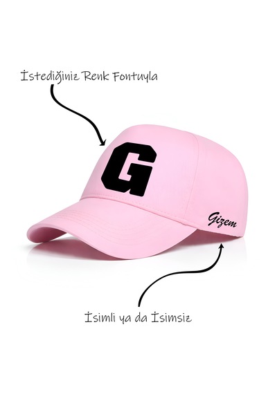 Ogc G Harfi Unisex Şapka Pembe