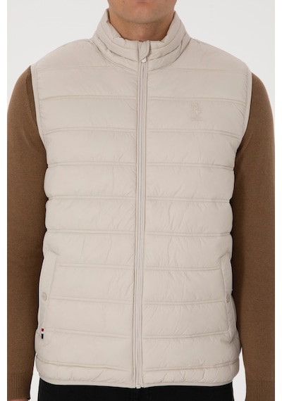 U.s. Polo Assn. Erkek Taş Yelek Dokuma 50310039-vr049 Tas