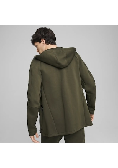 Puma Evostrıpe Full-zip Hoodie Yeşil Erkek Sweatshirt