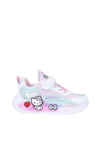 Zacoz Kız Çocuk Sevimli Figürlü Renkli Günlük Spor Sneaker Ayakkabı Beyaz