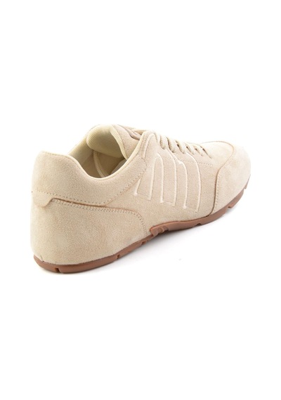 Bambi Bej Süet Kadın Sneaker K01791074072