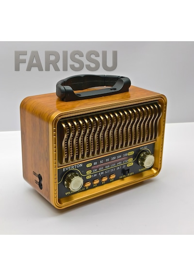 Everton Rt-751 Nostaljik Tasarımlı Bluetooth/solar/usb/tf Kart Destekli Am/fm/sw