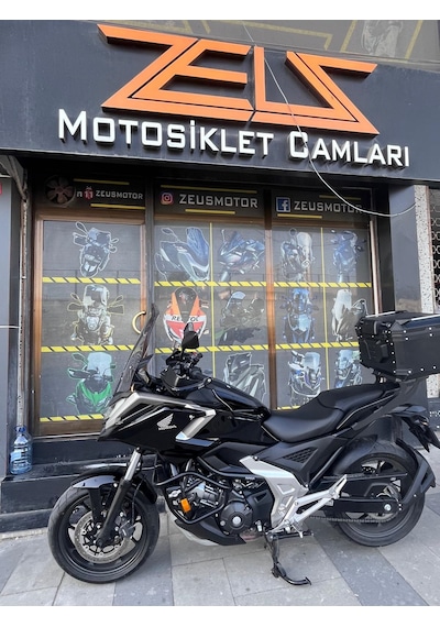 2025-26 Honda Nc750 Ön Cam Açık Füme Zeus 55cm 4mm Nc 750 750X