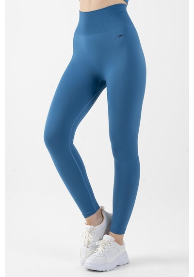 Maraton Active Slimfit Kadın Training Mavi Tayt 812057-mavi