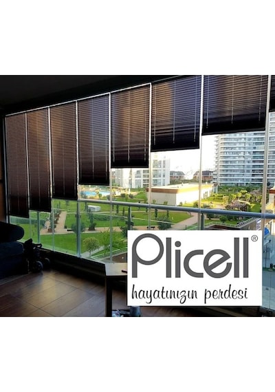As Perde Plicell Cam Balkon Perdesi