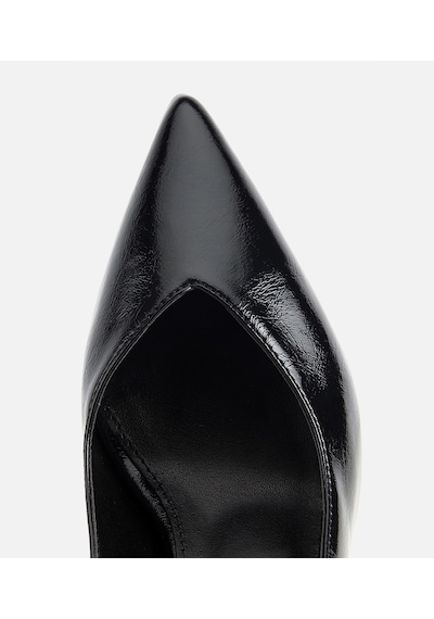 Hotiç Kadın Siyah Rugan Arkası Açık İnce Topuklu Stiletto