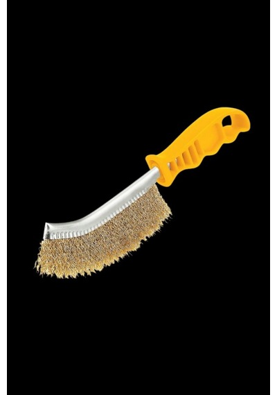 Paslanmaz Çelik Plastik Tel Fırça Kavisli Gövde, Sert Tel, Pas, Kir Barbekü/ızgara Temizliği