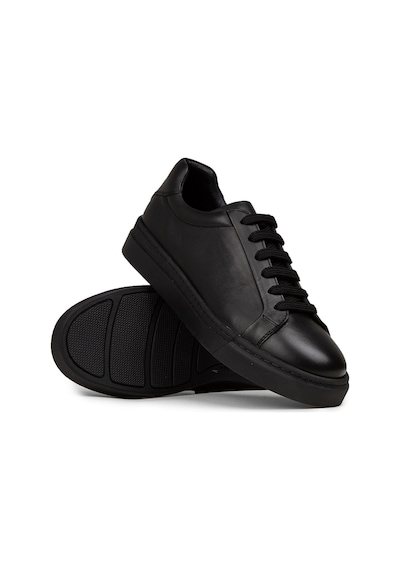 Deery Erkek Hakiki Deri Siyah Sneaker Ayakkabı - 02018msyhc01 Siyah